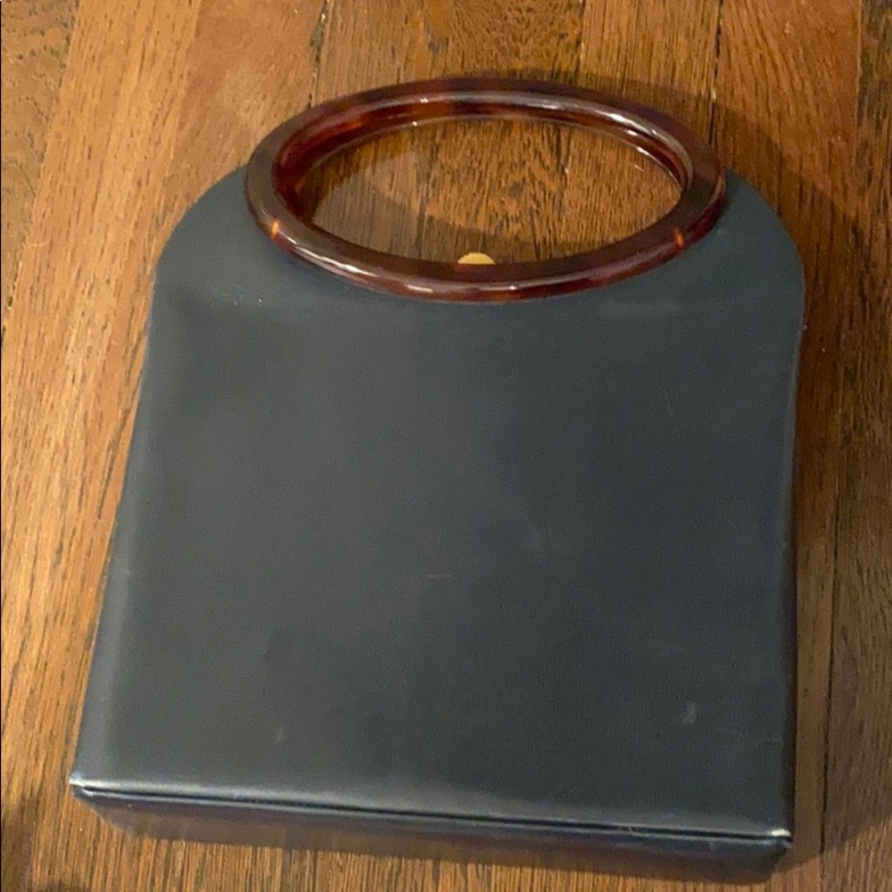 Navy Leather Bag
